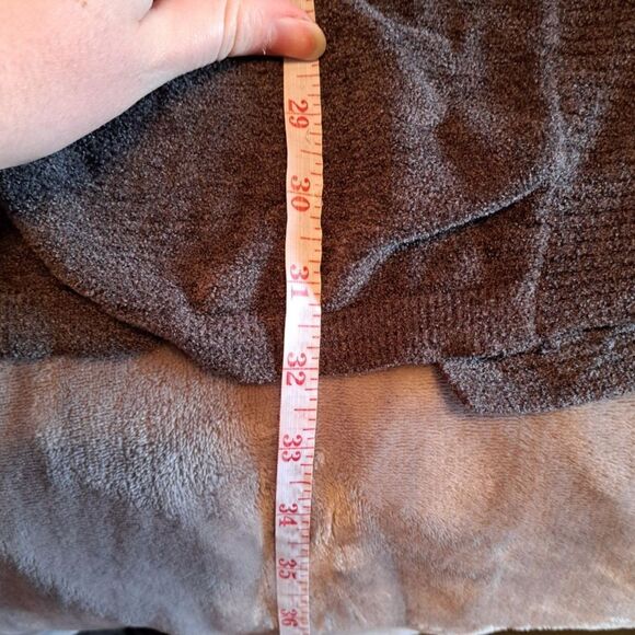 Barefoot Dreams Cardigan Women's 1x Super Soft Lounge Tie Front Cozy Gray - Picture 9 of 12